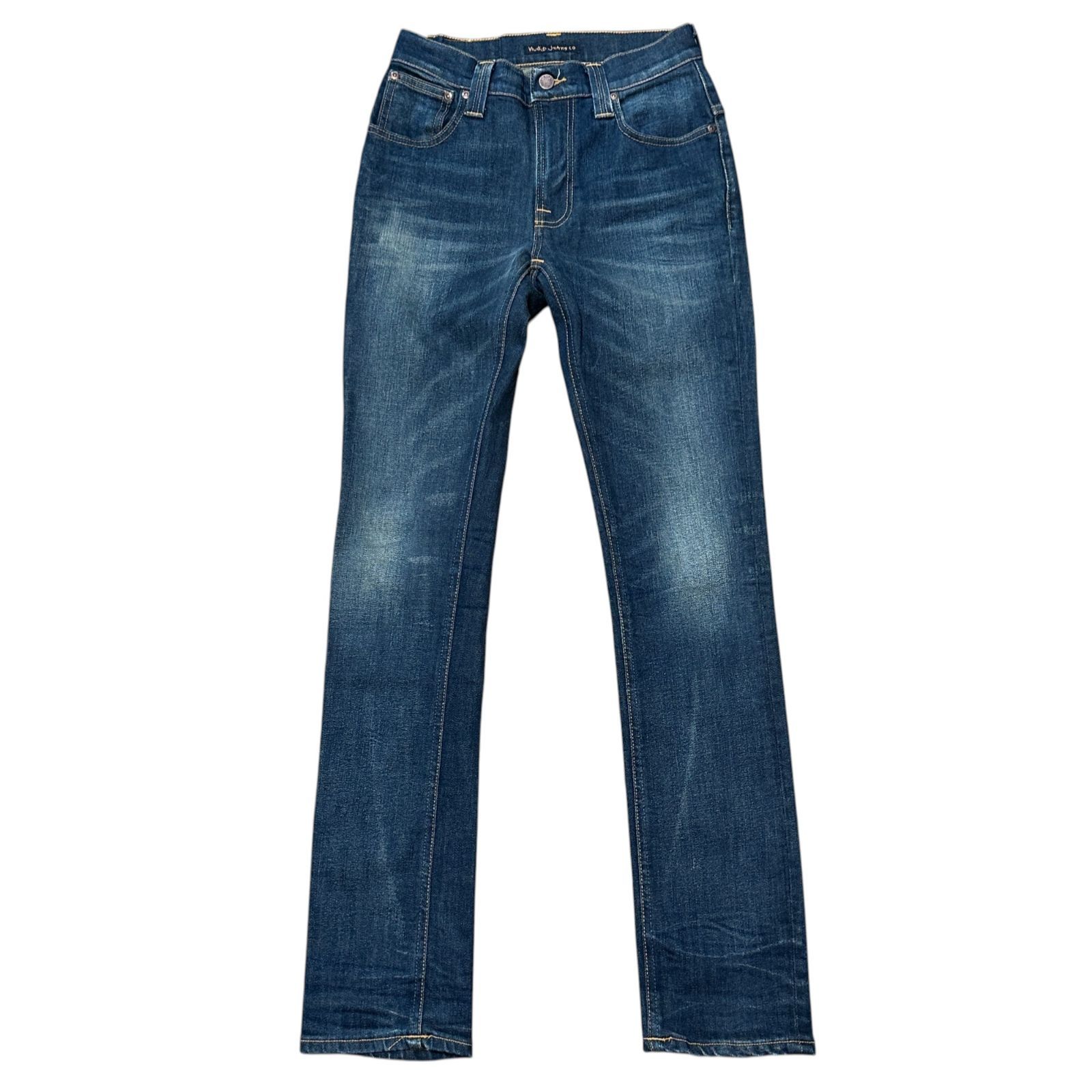 未使用 NUDIE JEANS THIN FINN NJ3771 ダークブルー メンズS サイズW28 