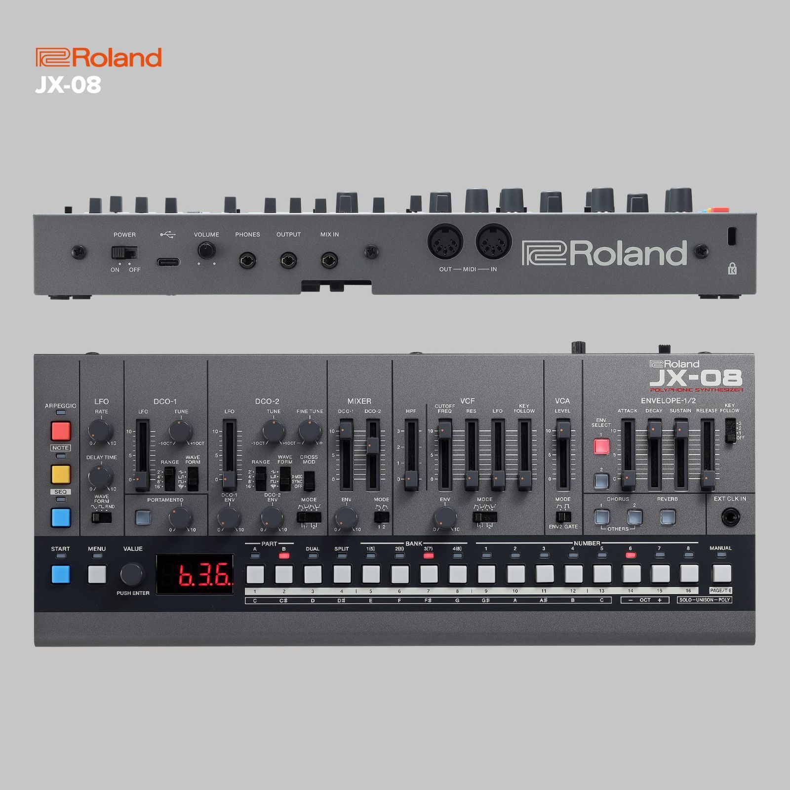 Roland JX-08 - 鍵盤楽器