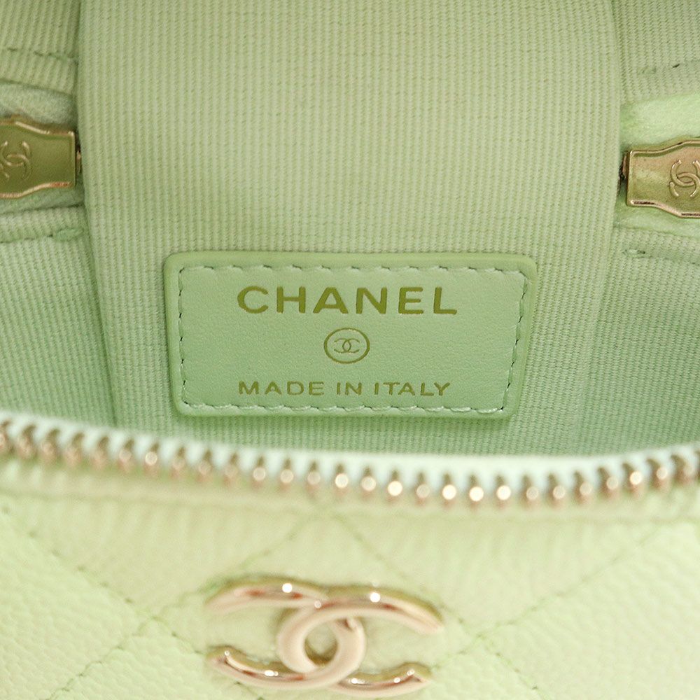 シャネル スモール バニティ ケース マトラッセ ココマーク チェーン  