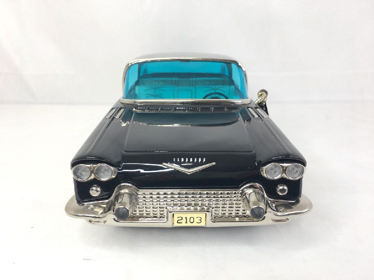 MARUSAN マルサン Cadillac ELDORADO BROUGHAM 1957＆1958 キャデラック エルドラド ブロアム 復刻版 ブリキカー 箱付き カラー：ブラック MARUSAN マルサン Cadillac ELDORADO BROUGHAM 1957＆1958