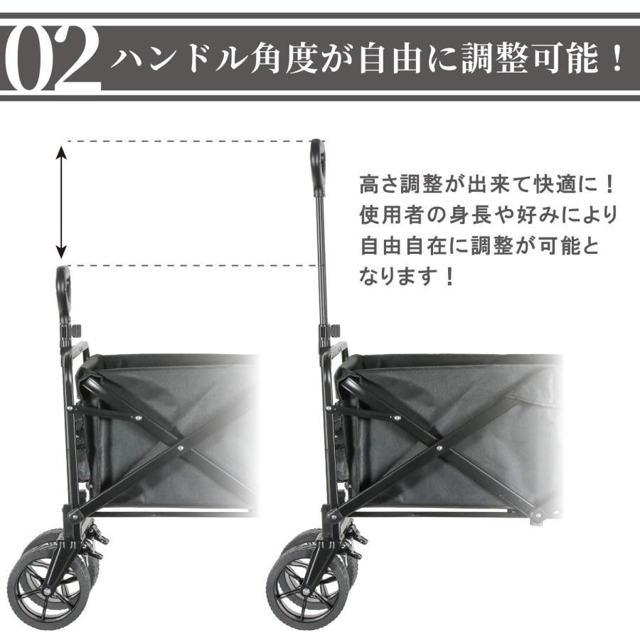 Amazon.co.jp: キャリーワゴン キャリーカート 150L 耐荷重120kg