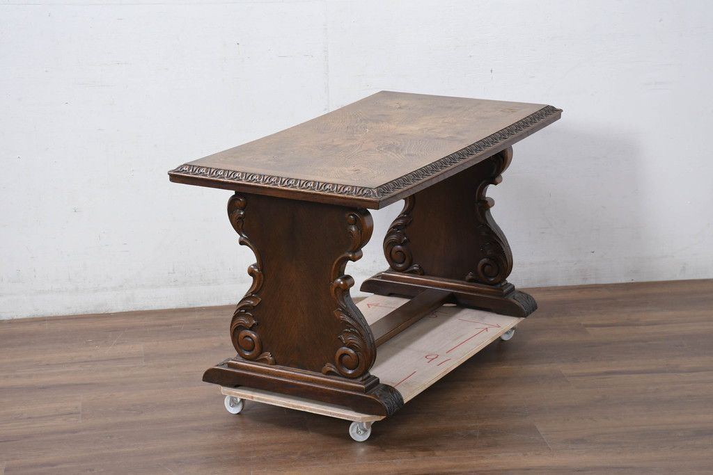 カリモク ローテーブル センターテーブル 木製 レトロ リビング