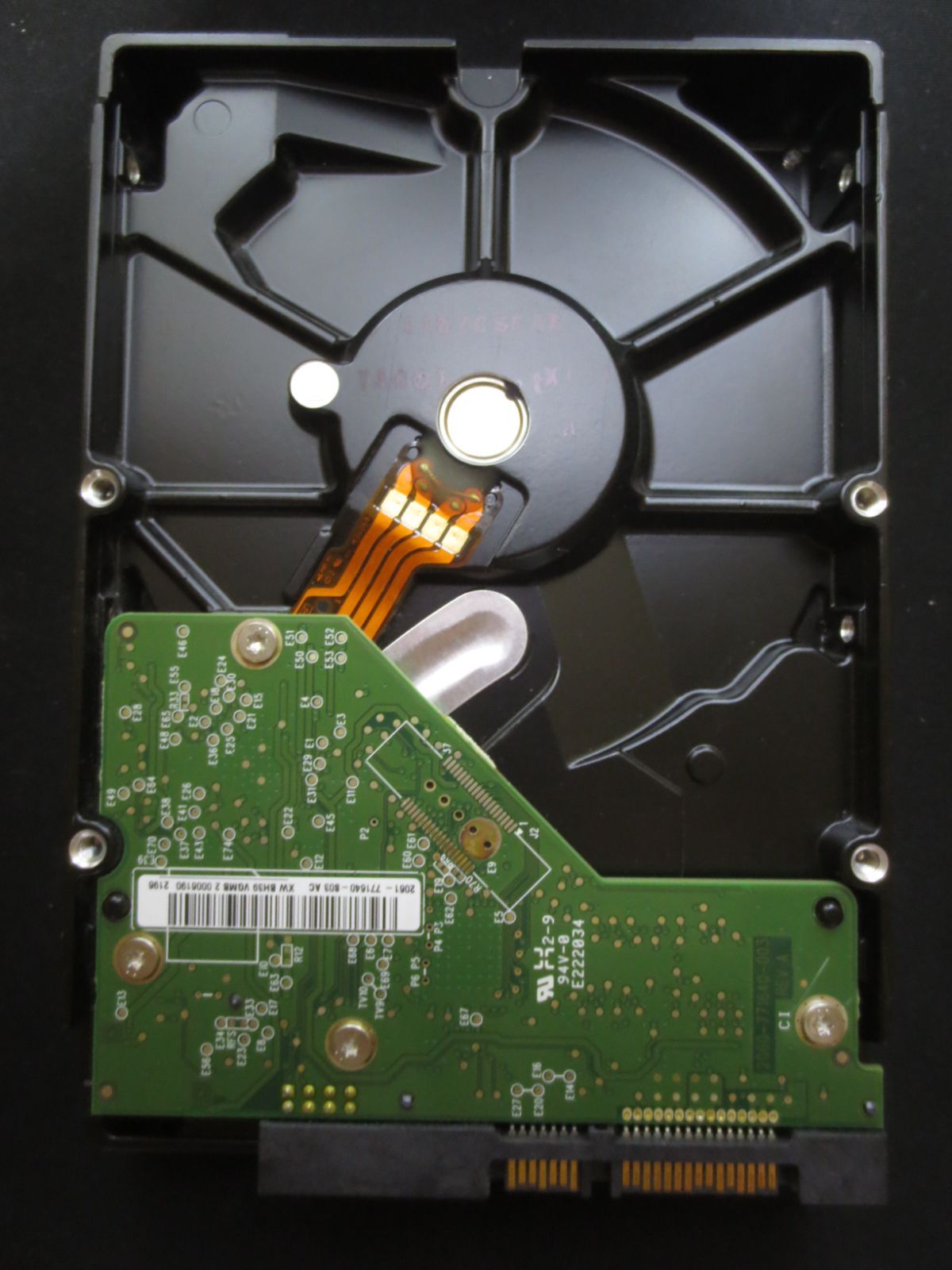 【中古動作品】Western Digital 3.5インチHDD SATA(Serial ATA) 250GB WD2500AAKX ...