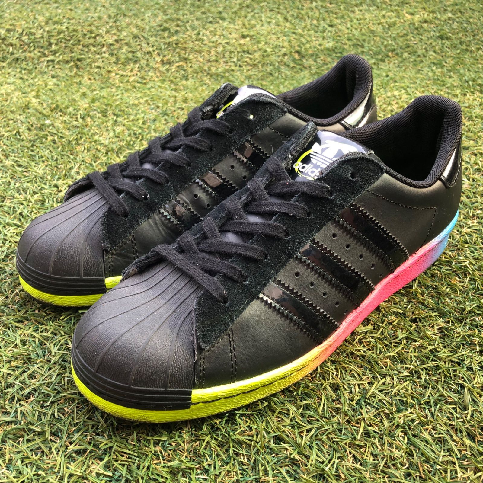 美品24.5 adidasアディダス スーパースター 80sリタオラ HT951 - メルカリ