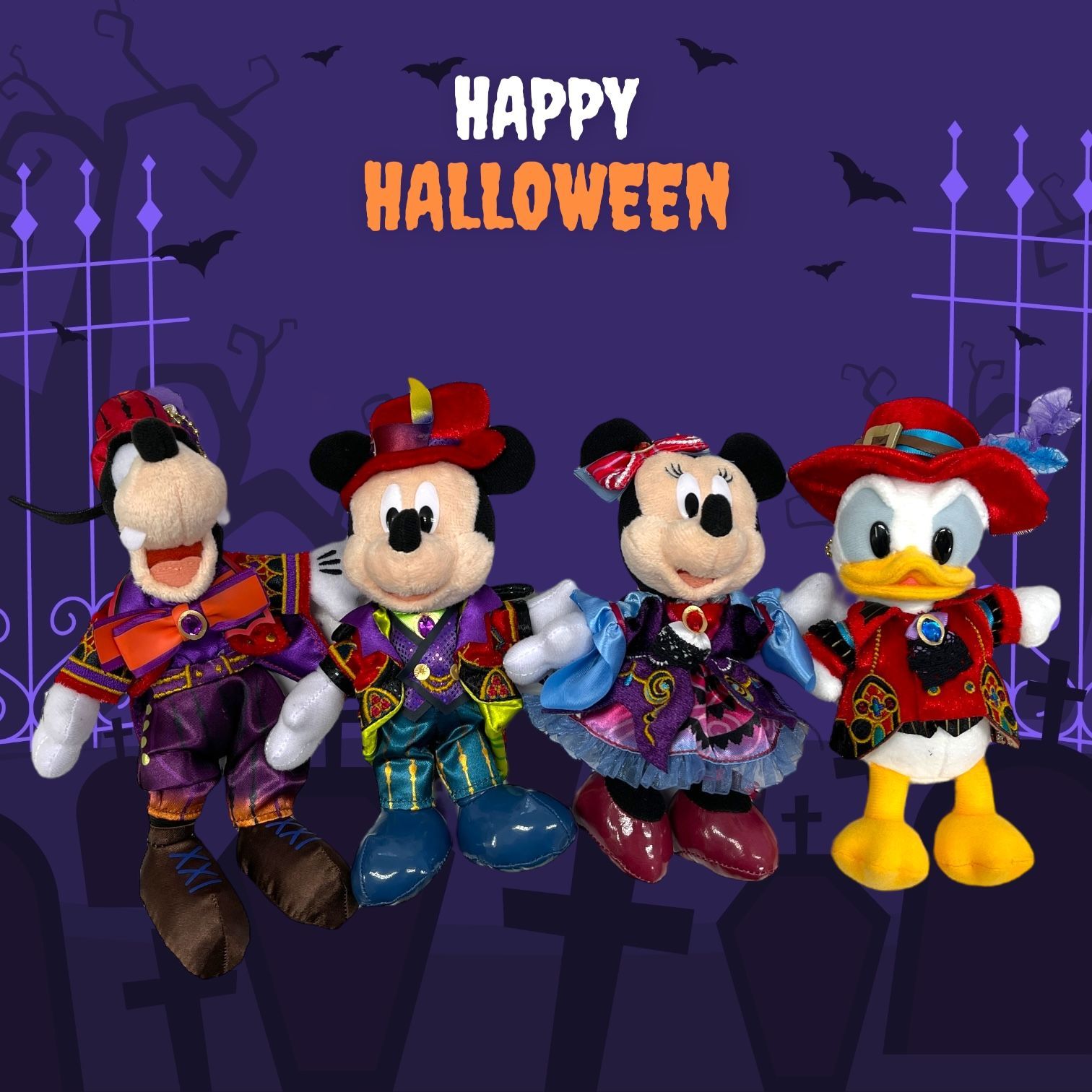 お顔厳選】ディズニーぬいぐるみバッジセット　ハロウィン2025 ミッキー お顔厳選】ディズニー ぬいぐるみバッジセット ハロウィン2025