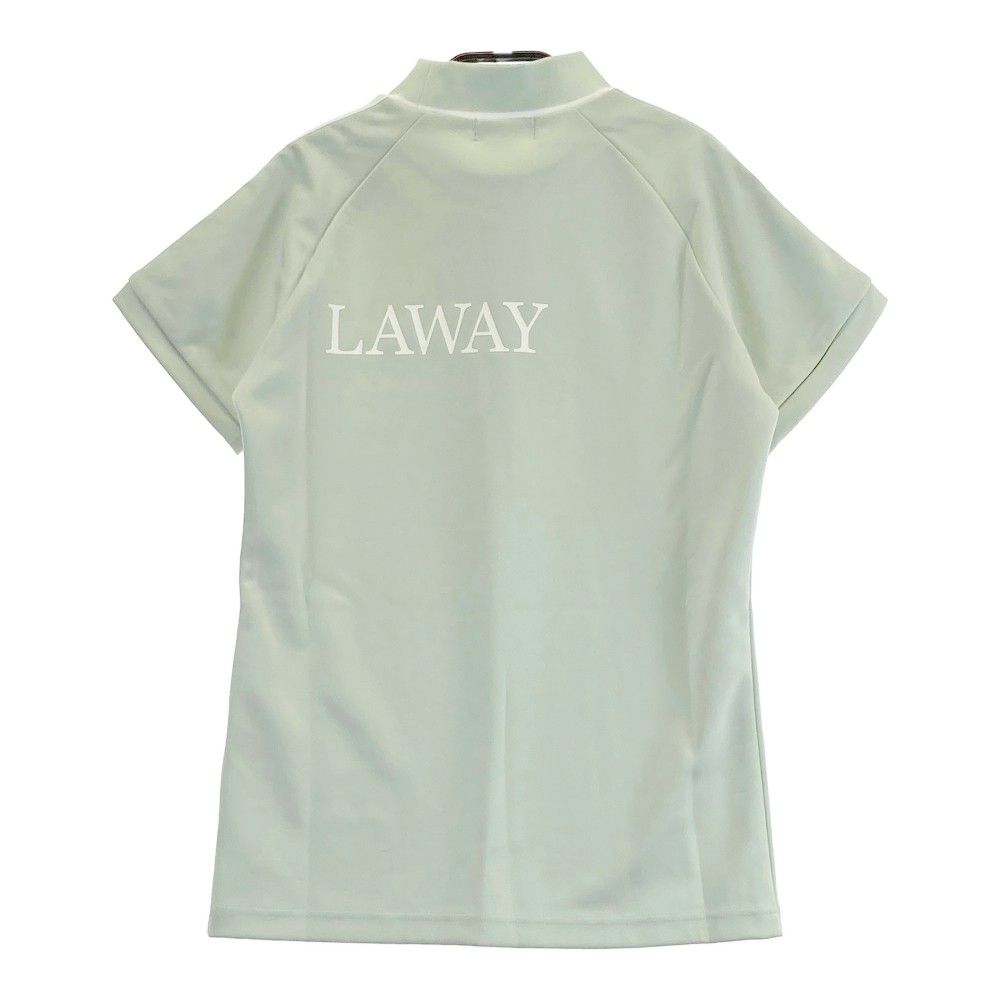 サイズ：L CALLAWAY キャロウェイ 2023年モデル ハイネック 半袖Tシャツ  グリーン系 [240101432508] ゴルフウェア レディース ストスト CALLAWAY キャロウェイ 2023年モデル ハイネック 半袖Tシャツ