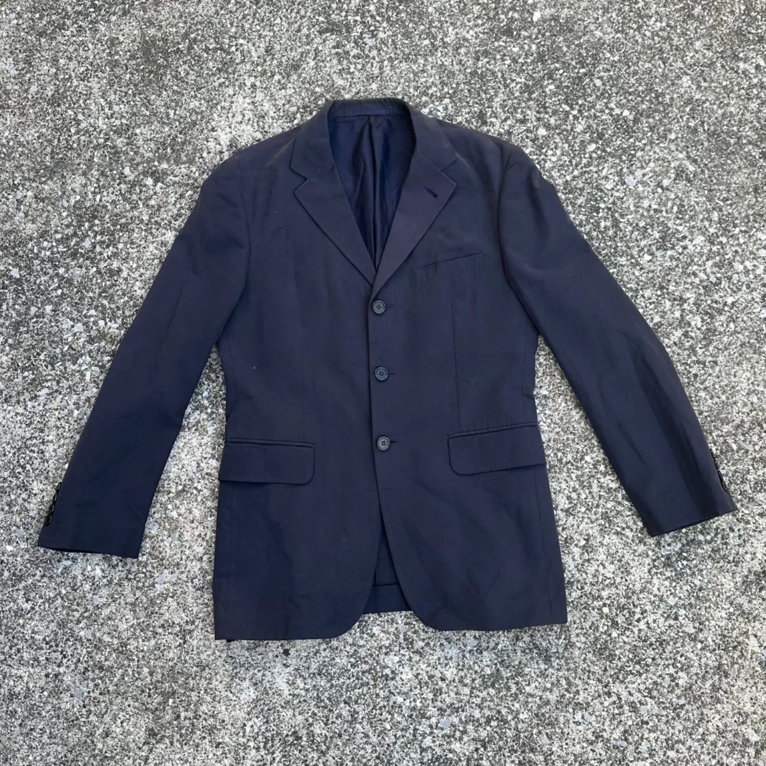 Paul Smith ／ ポールスミス コットンテーラードジャケット 紺ブレ 古着 vintage アメトラ