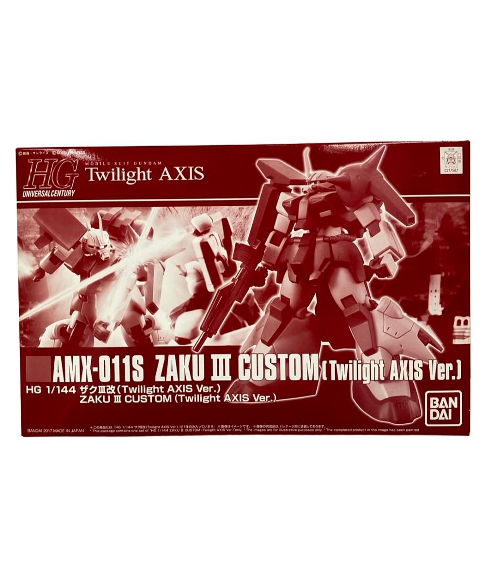 プラモデル HG ザクIII改 Twilight Axis Ver. 1|144 バンダイ