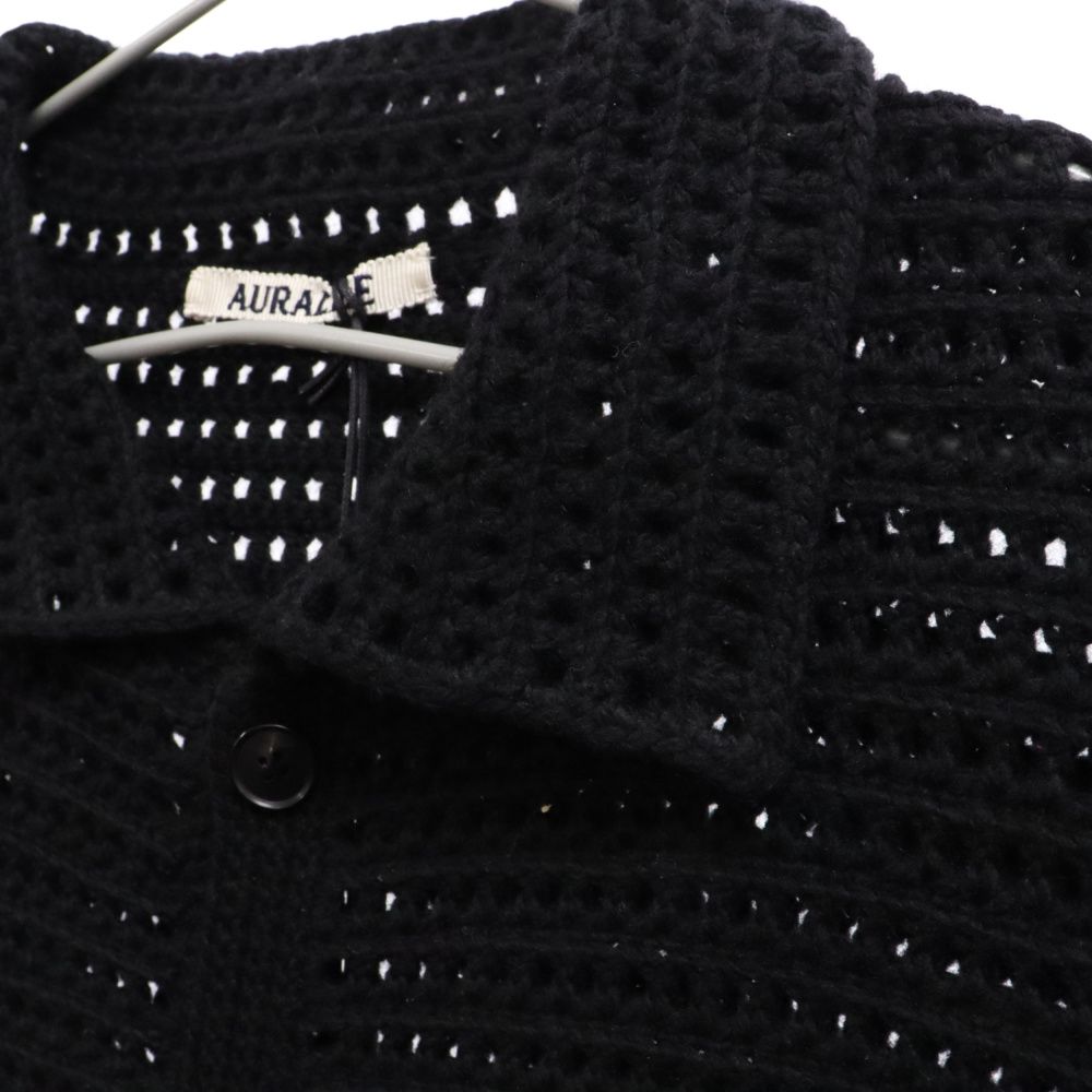 AURALEE (オーラリー) 23AW HAND CROCHET WOOL KNIT SHIRTS AURALEE (オーラリー) 23AW HAND CROCHET WOOL KNIT SHIRTS