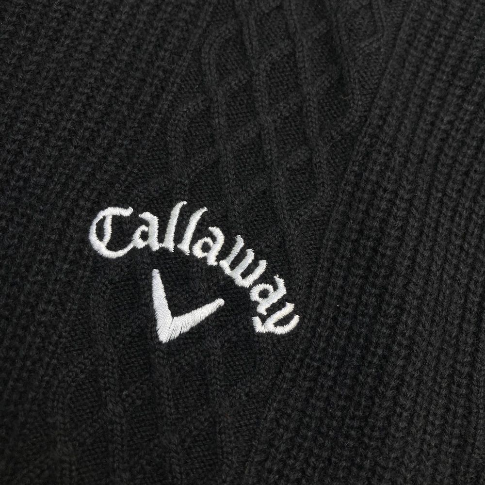 サイズ：4L CALLAWAY キャロウェイ  タートルネック ニットセーター  ブラック系 [240101484685] ゴルフウェア メンズ ストスト サイズ：4L CALLAWAY キャロウェイ タートルネック ニット