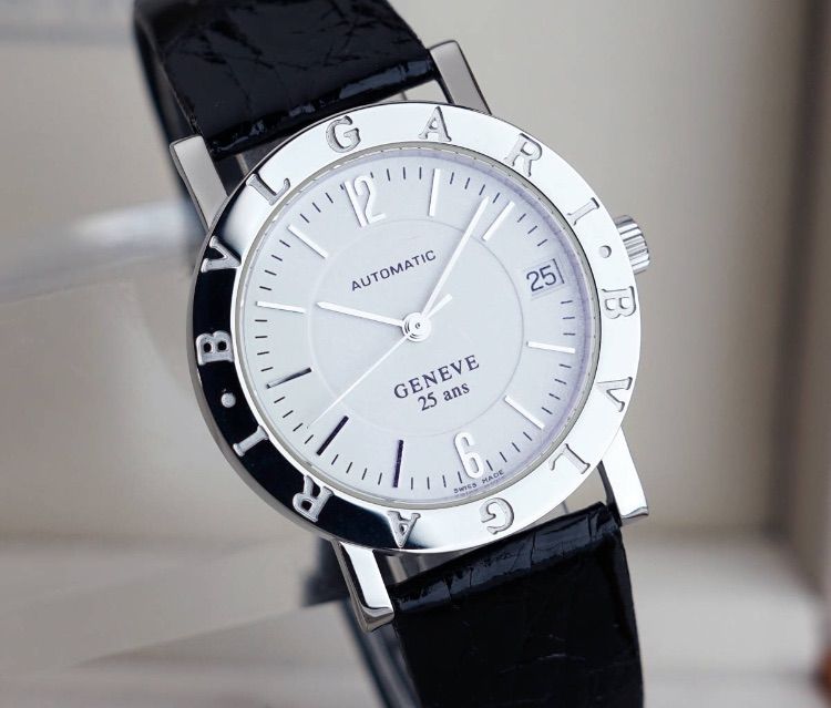 美品 ブルガリ ブルガリ ジュネーブ BB33 オートマティック メンズ  