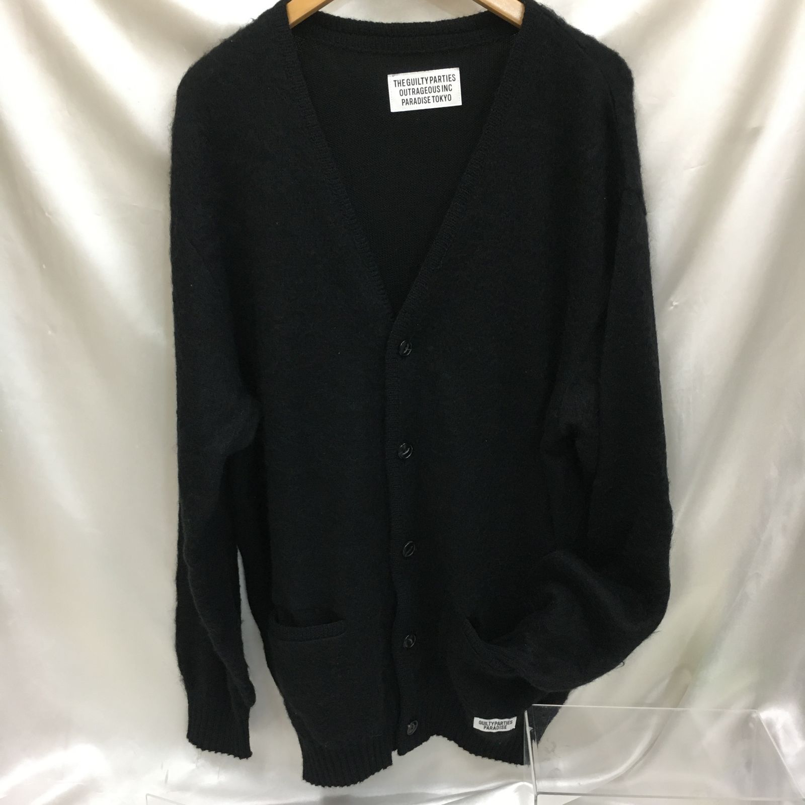 三沢併売】WACKO MARIA ワコマリア モヘアカーディガン size XL MOHAIR