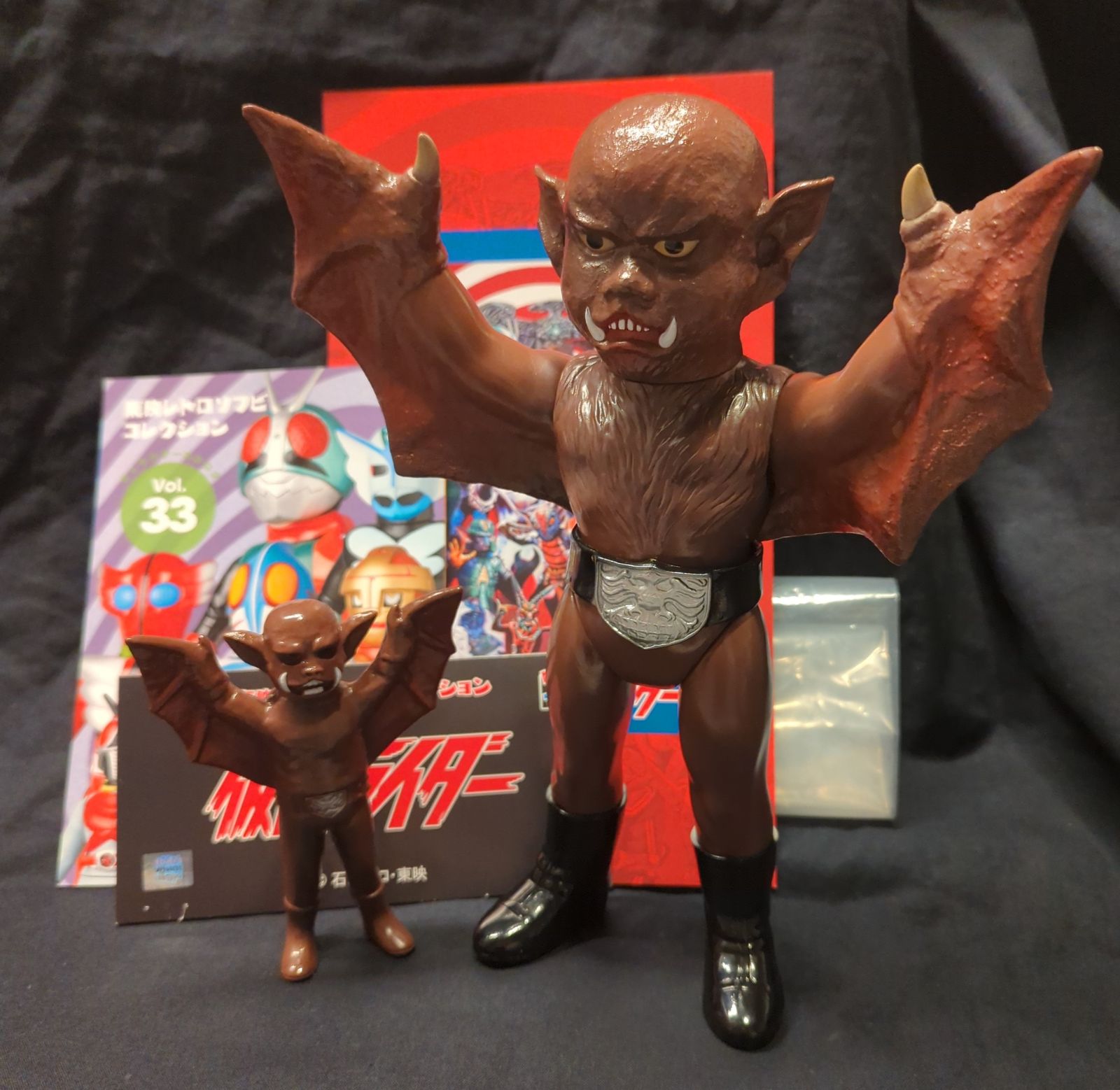 蝙蝠男 新色 ミニソフビ付き 東映レトロ 東映レトロソフビコレクション