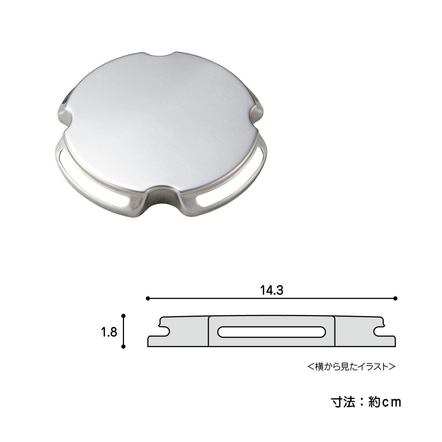 今売れています】直径14.5cm用 流し用ステンレス排水プレート 直径14.3×高さ1.8cm ふた ステンレス 排水口 日本製 SP-233T  Belca メルカリ