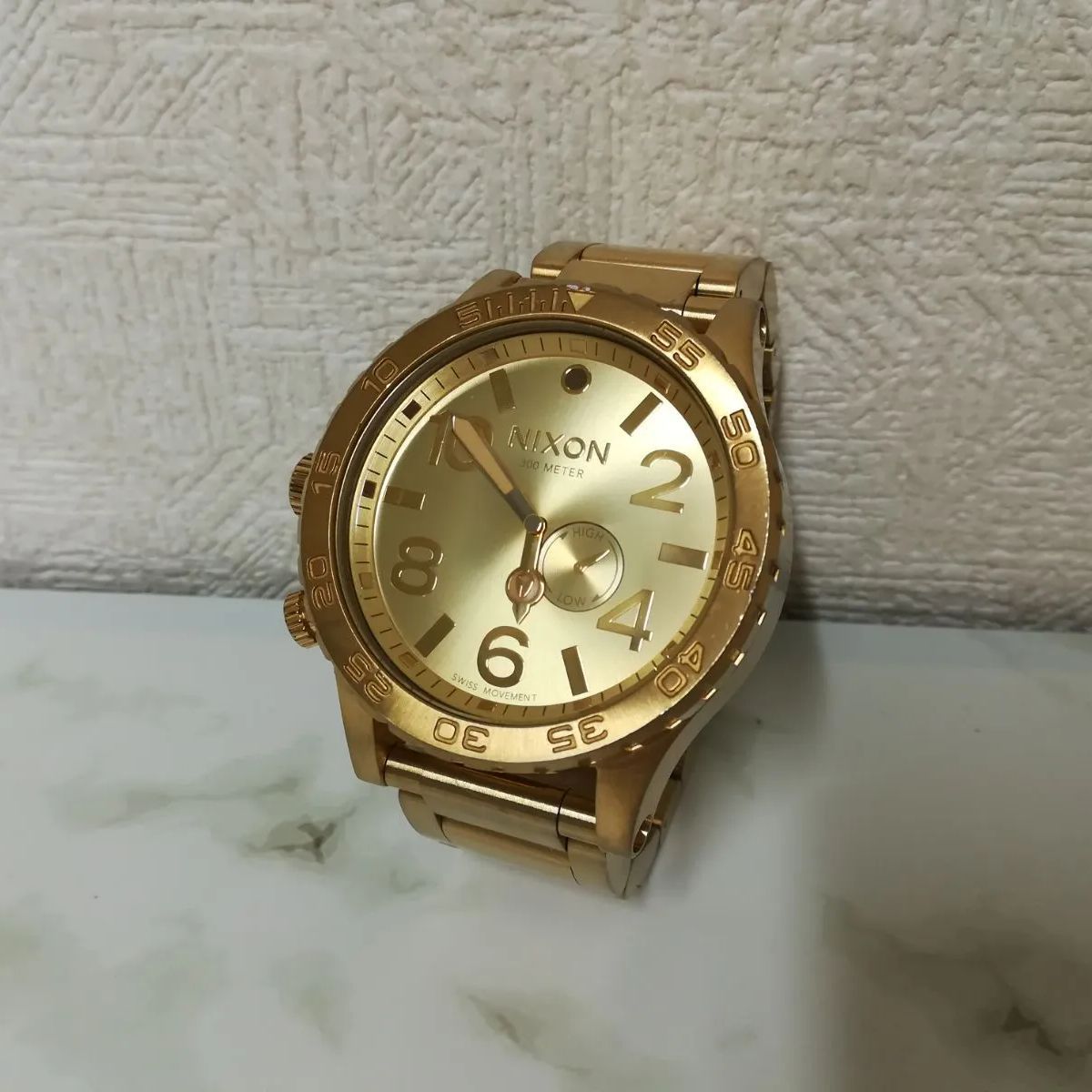 NIXON 51-30 TIDE ALL GOLD A057 502 ニクソン 腕時計 ジャンク 中古品 