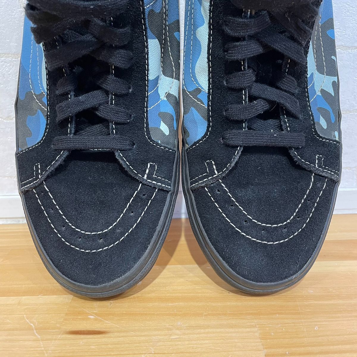 シュプリーム SUPREME ×VANS バンズ 15SS SK8-Mid スケート ミッド SKY 