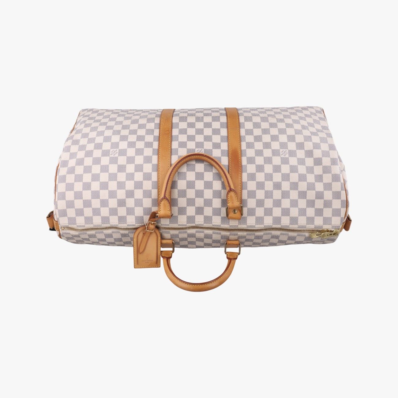 ルイヴィトンLouis Vuittonキーポルバンドリエール55アズールダミエキャンバスN41429MB2007