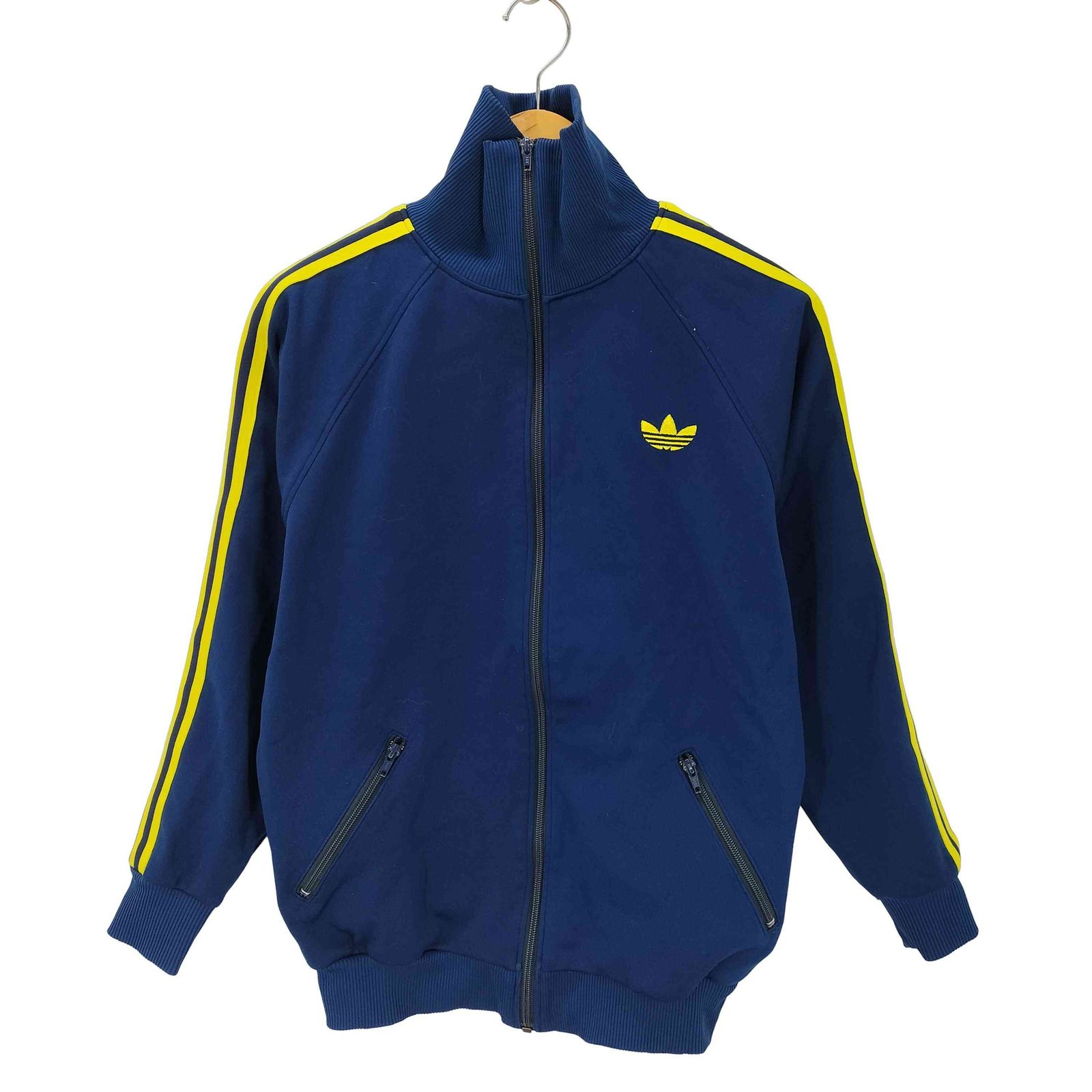 アディダス adidas デサント製 トレフォイルロゴ トラックジャケット