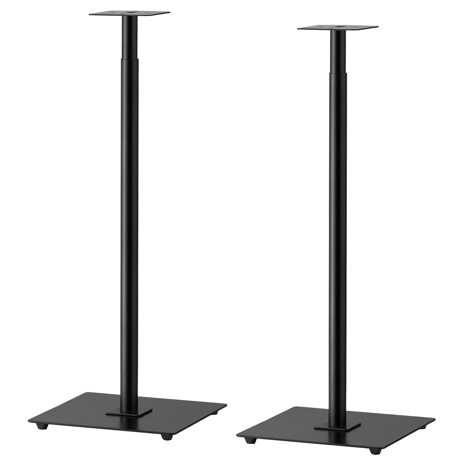 【在庫処分】ハヤミ工産 スピーカースタンド 2台1組 高さ60cm ブラック S 在庫処分】2台1組 高さ調整可能 スピーカースタンド 60-100cm ポール型