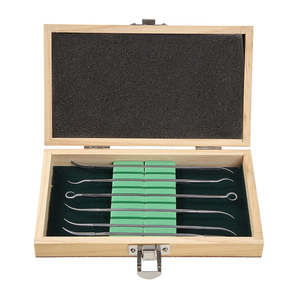 Besdia ダイヤモンド両コテヤスリ BF-S 6本セット 200 金型 仕上げ用 作業工具