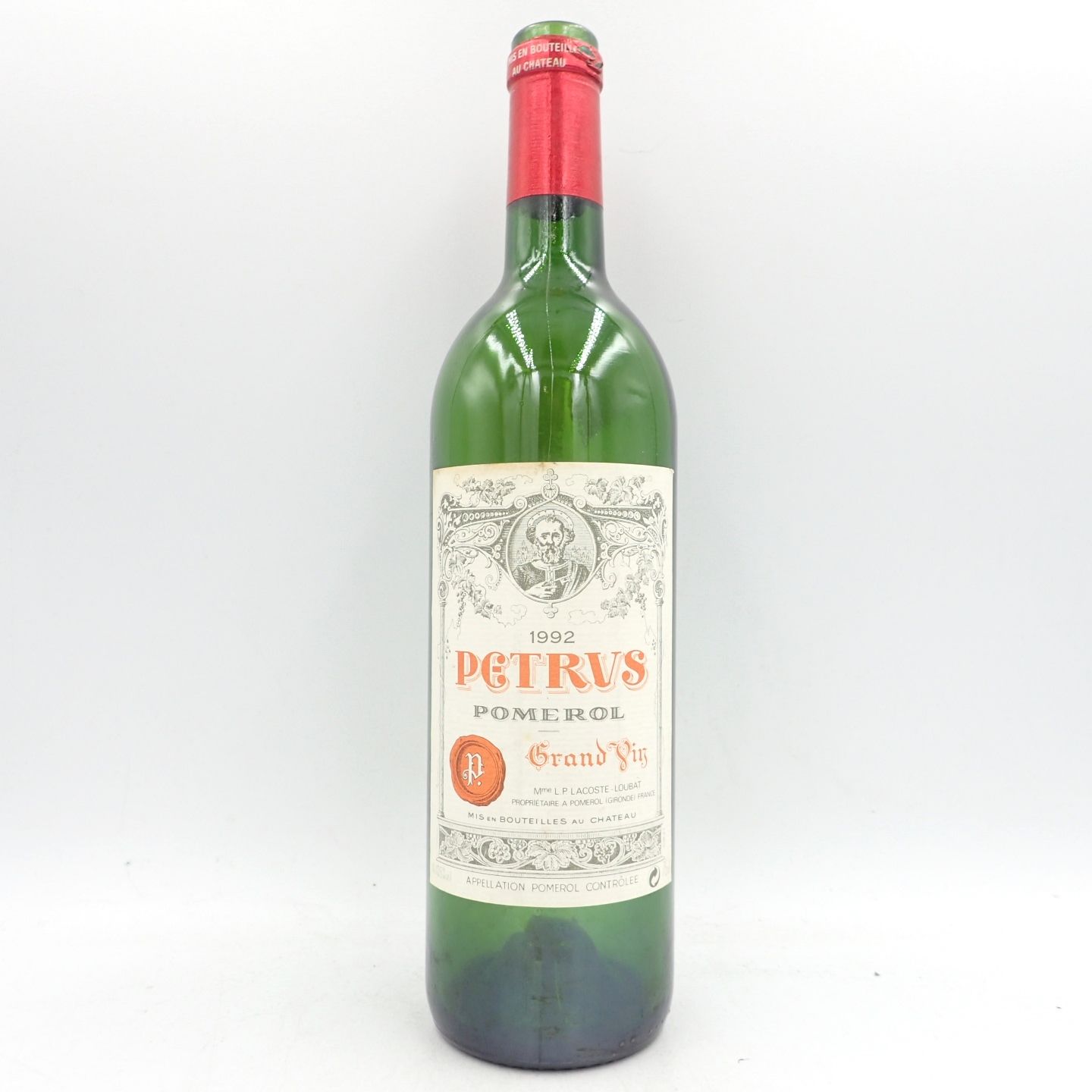 シャトー ペトリュス 1992 空瓶 CHATEAU PETRUS【L2】 - メルカリ