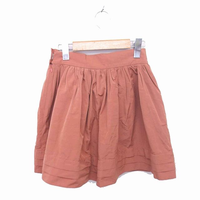 バナーバレット Banner Barrett ギャザー フレア スカート ミニ 薄手  