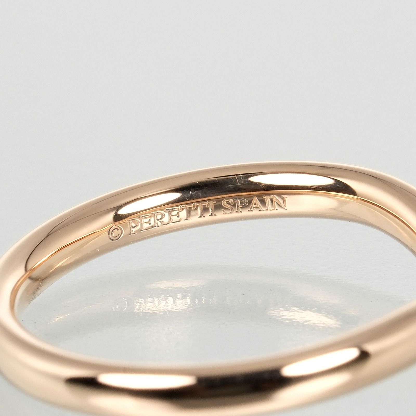TIFFANY&Co.】ティファニー カーブドバンド K18ピンクゴールド×9P 