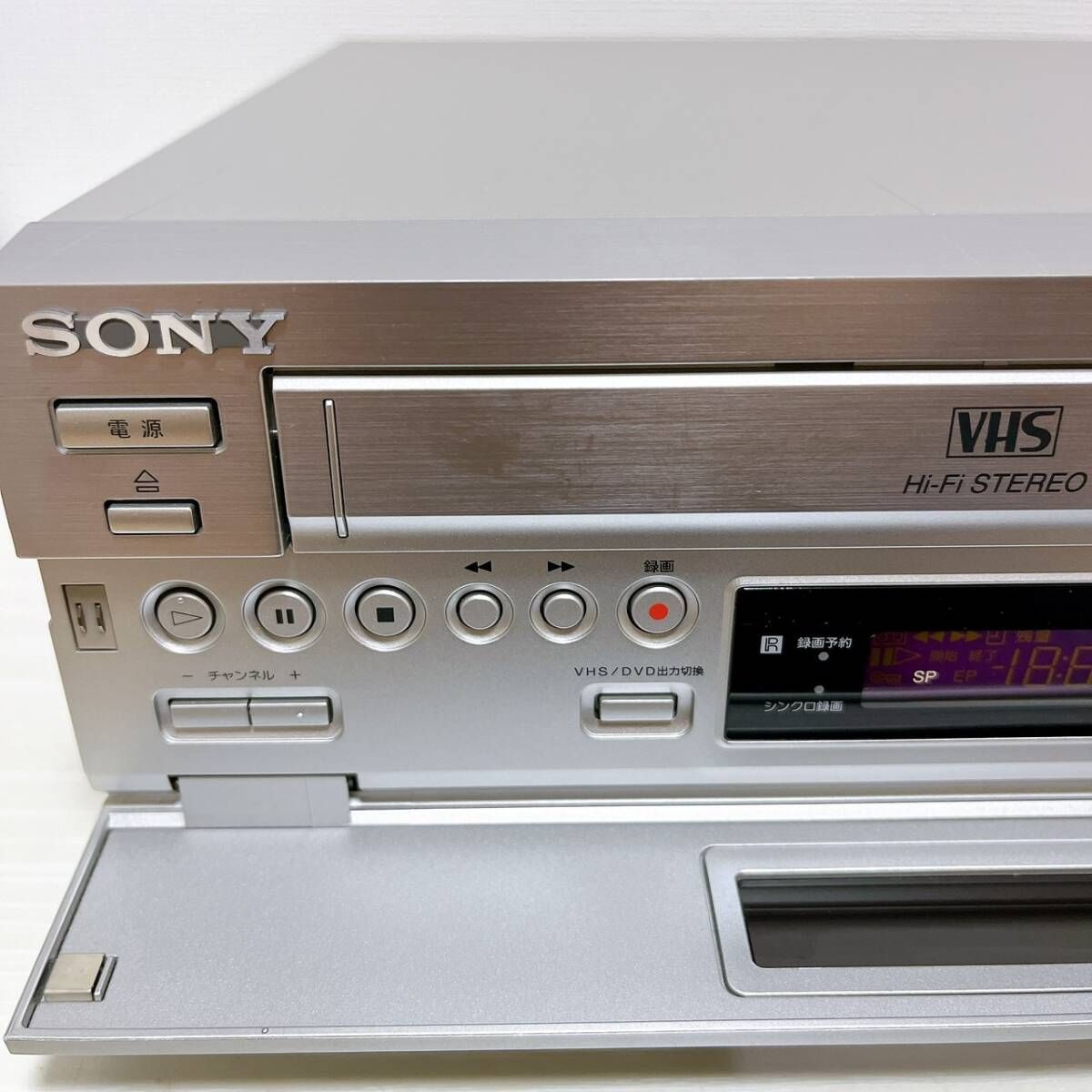 T07785500 【整備品】 SONY ソニー RDR-VD60 VHS⇔DVD⇔HDD ダビング