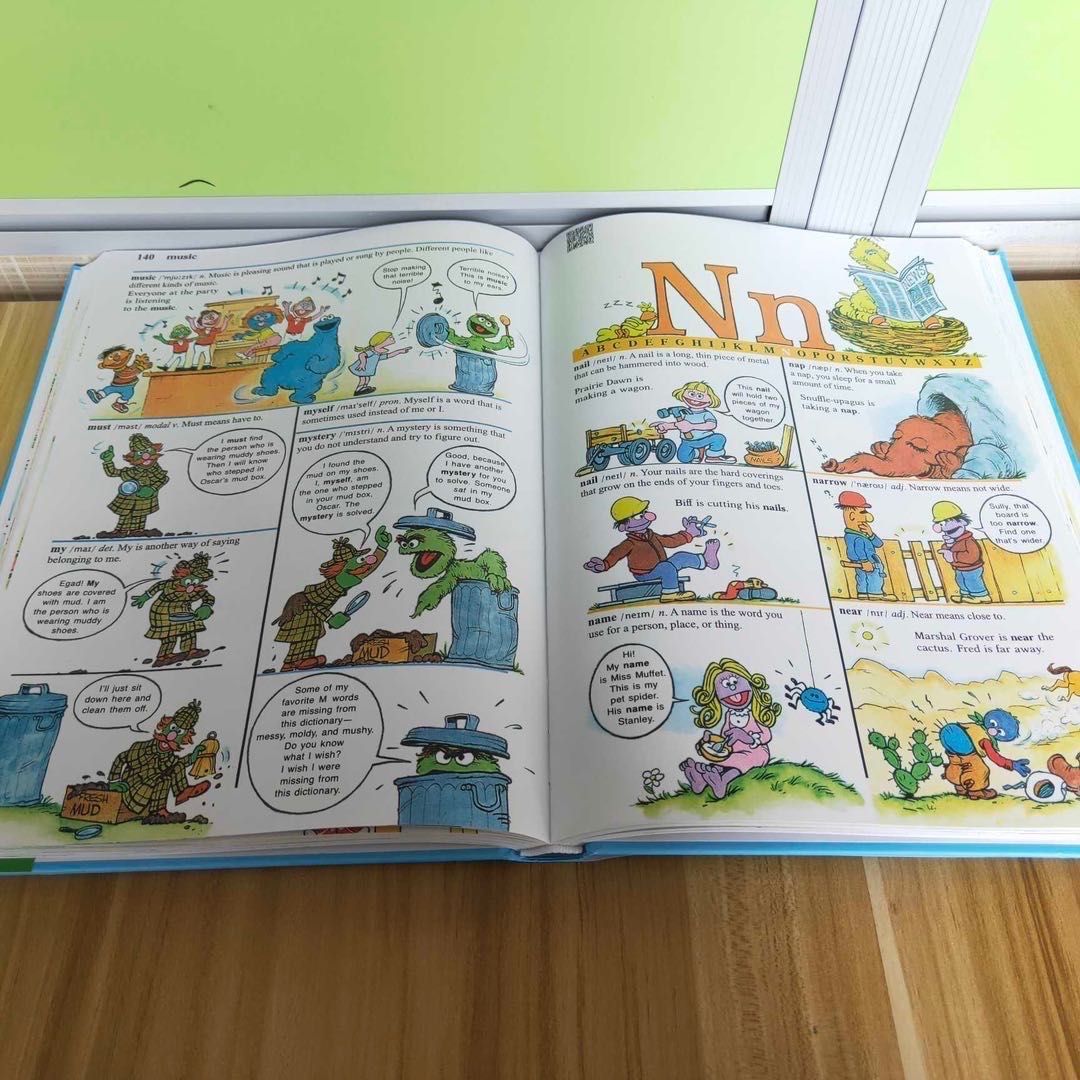 新品】The Sesame Street Dictionary セサミストリート 英英辞典 絵