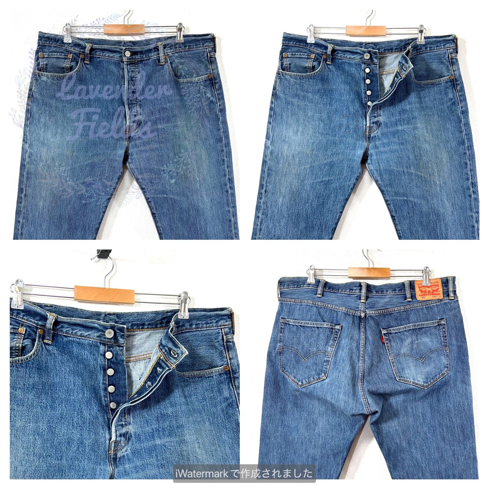 リーバイス レザーバギーストレートパンツ LEVI`S リーバイス レザーパンツ サイズ:W32 ブラック 牛革