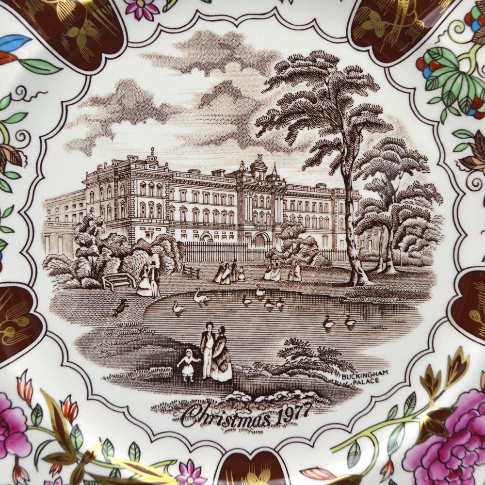 ヴィンテージ 食器 クリスマスプレート 大皿 Mason's メイソンズ