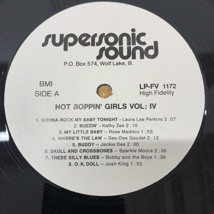 Somewhere Between:12インチオムニバスレコード未開封品 △01)【同梱不可】オムニバス/Various/Hot Boppin Girls Vol.IV