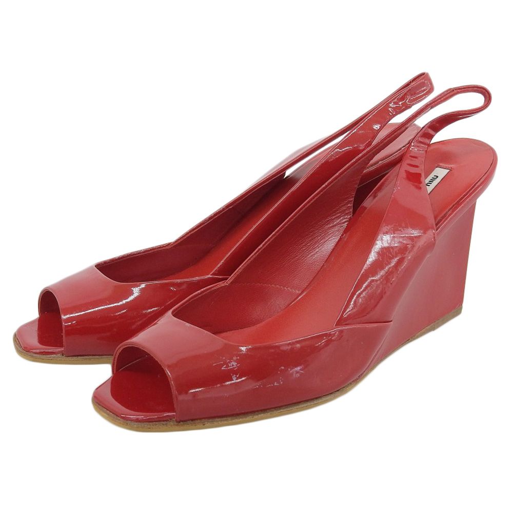 Miu Miu スリングバック パンプス | ブラック | FARFETCH JP