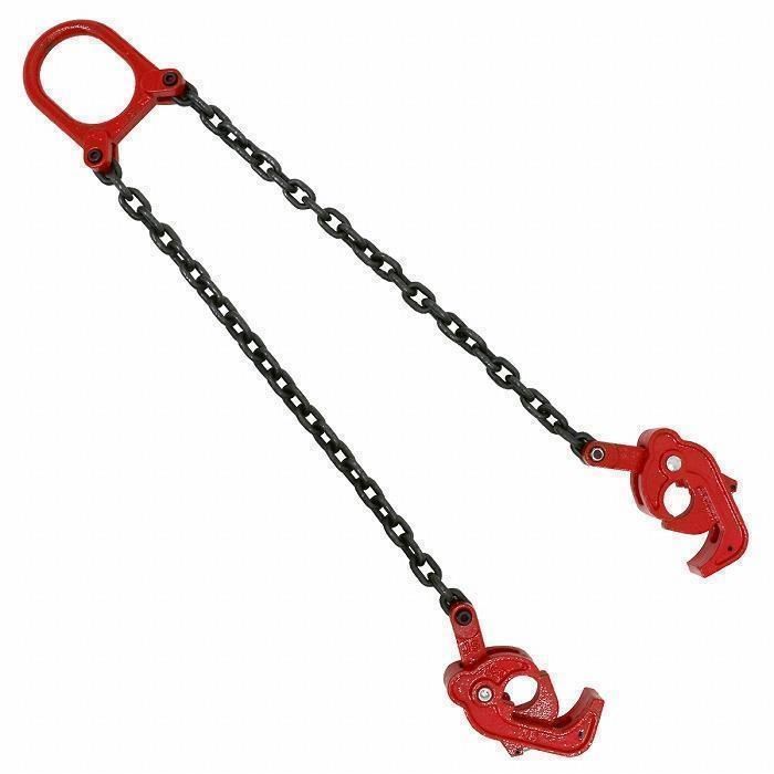 吊り具 スリングチェーン ドラム缶リフター 1t￥|1000kg ドラム缶リフトチェーン フック運搬 クランプ 鎖 チェーンスリング チェーンフック