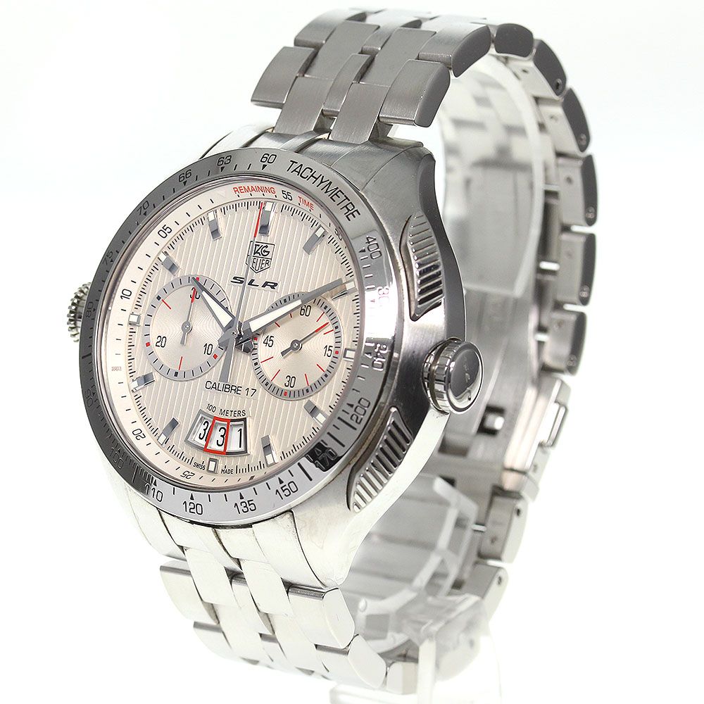 シルバータグホイヤー SLR キャリバー17 デイト CAG2011 自動巻き メンズ - 腕時計(アナログ)