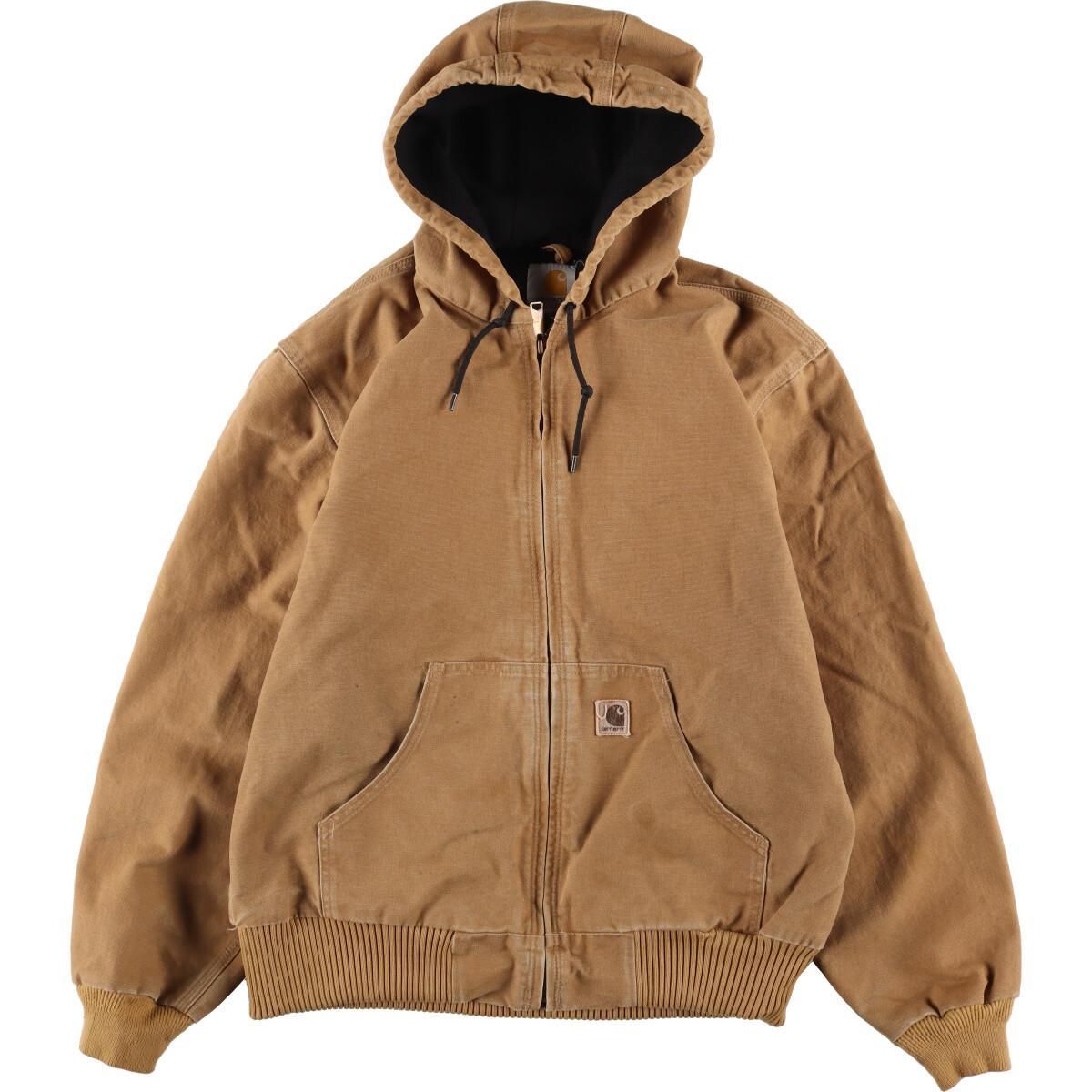 古着 カーハート Carhartt アクティブジャケット ダック地フルジップ