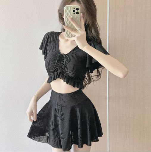 美品】MIZUNO マイティライン 光沢 ブラック 140 競泳水着 競パン