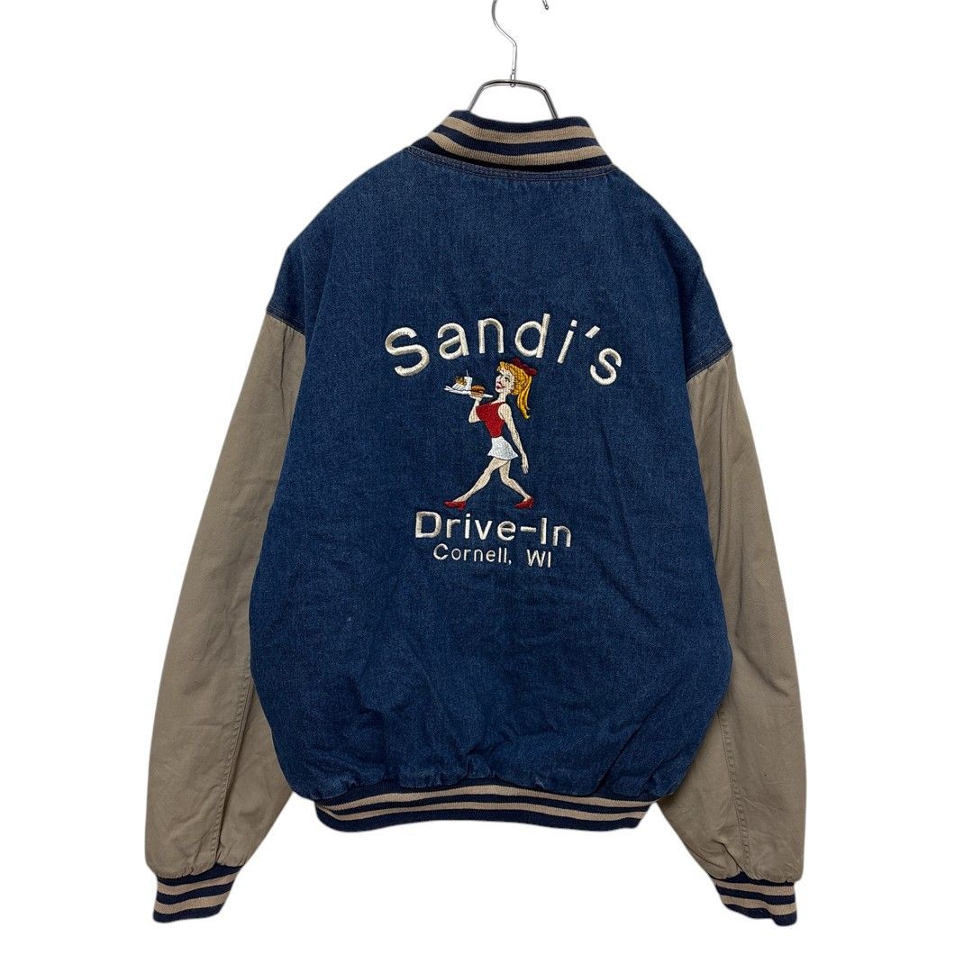 TRI-MOUNTAIN】 US企業ロゴ刺繍 デニムスタジャン S-2432 TRI-MOUNTAIN  