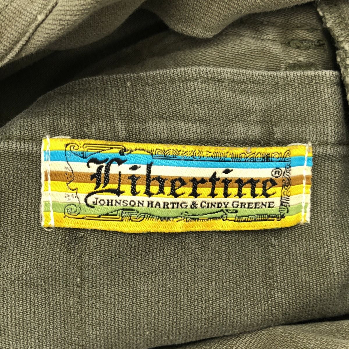 Libertine リバティーン リメイク ミリタリージャケット カーキ