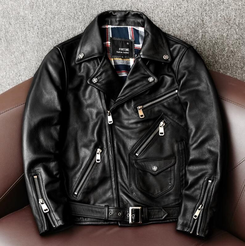 防寒良品☆ライダースジャケット 本革 バイクレザー レザー