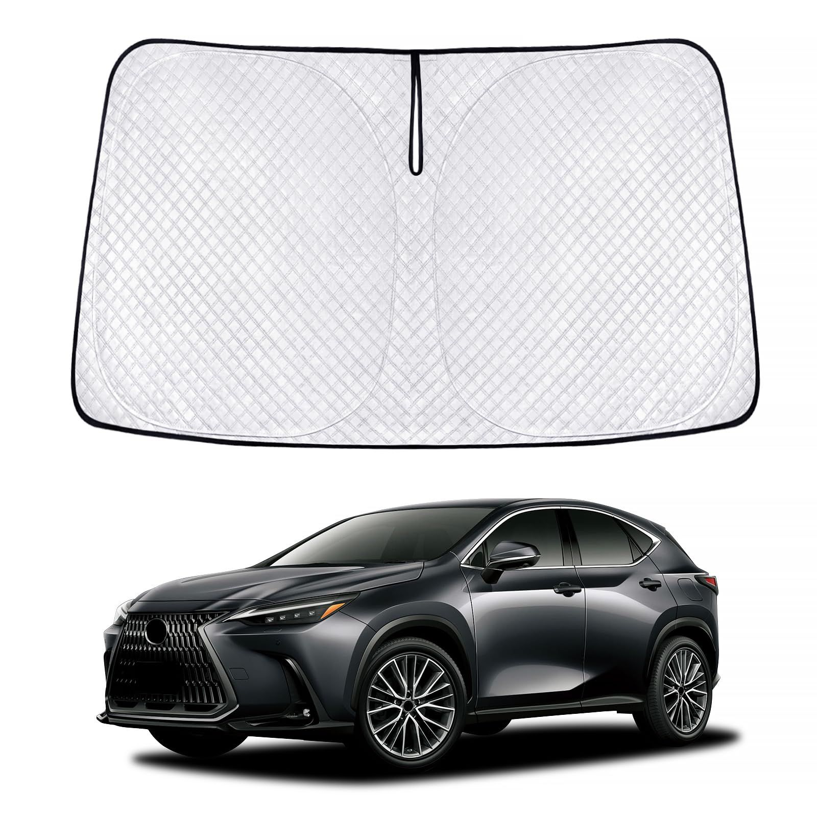 【迅速発送】新型 レクサス NX 20系 サンシェード Lexus 2代目 車種専用 フロントガラス用 サンシェード NX250/NX350/NX350h/NX450h+ カーシェード シェードカーテン UVカット 日よけ 遮光 断熱 マルチサ