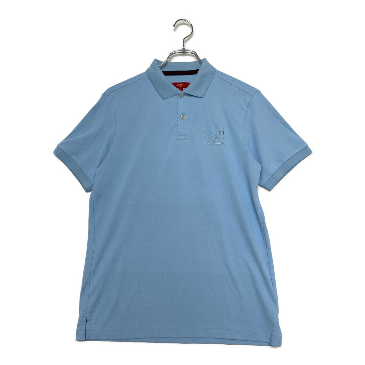 中古 メンズ キャロウェイ Callaway 半袖ポロシャツ M 水色