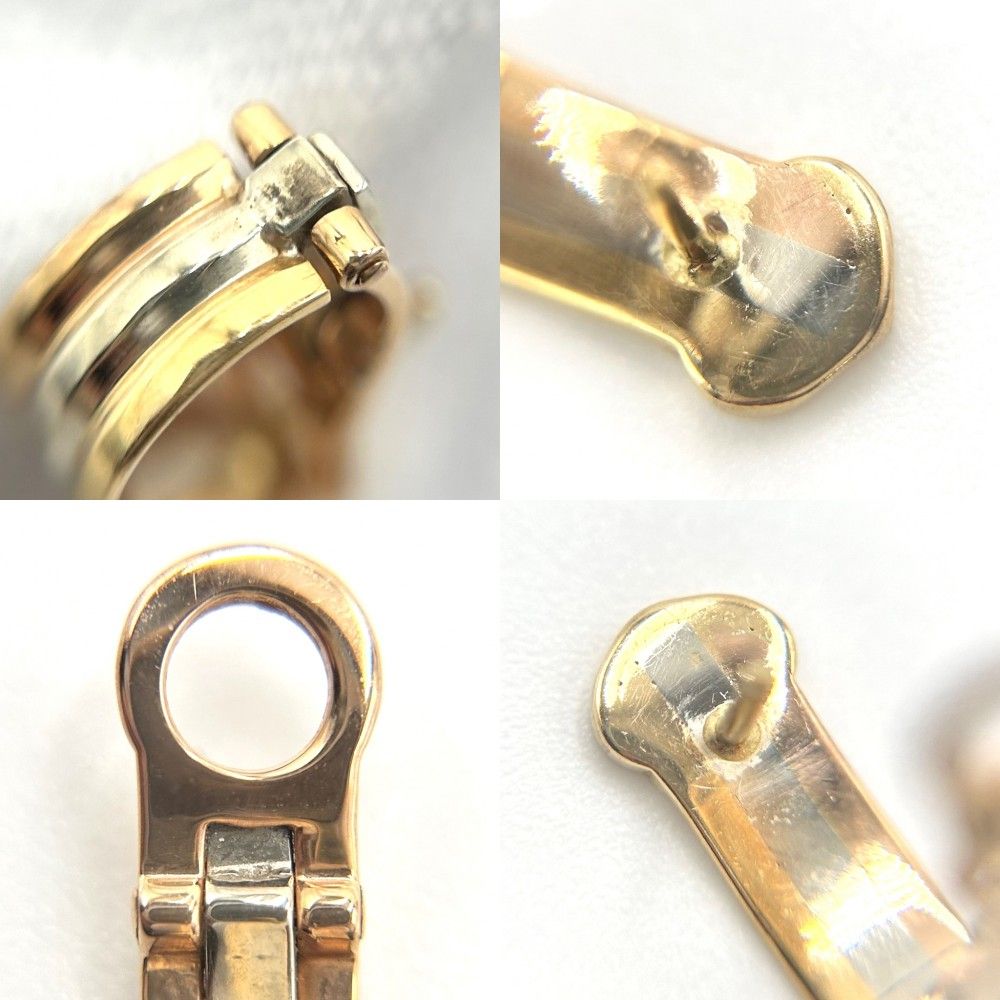 カルティエ ピアス レディース 2C スリーカラー ジュエリー  