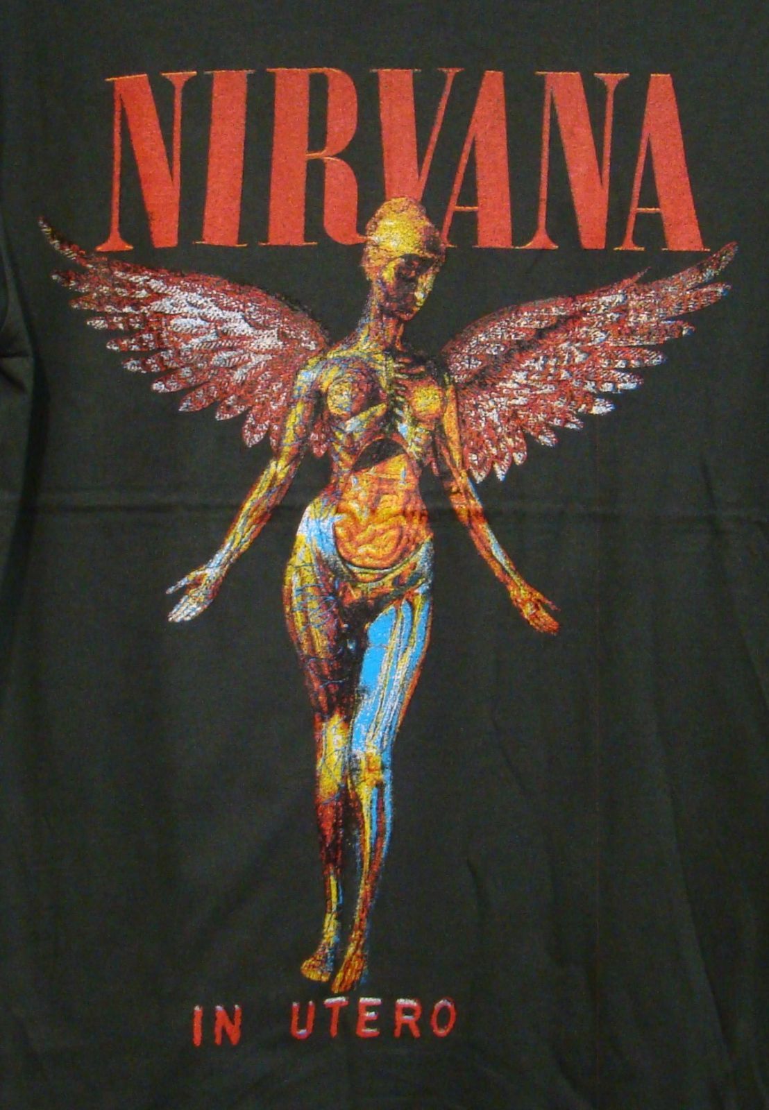 新品未開封 NIRVANA Tシャツ ユーテロ ニルヴァーナ L 新品インユーテロ【Nirvana】ニルヴァーナ☆BunnyバンドTシャツ