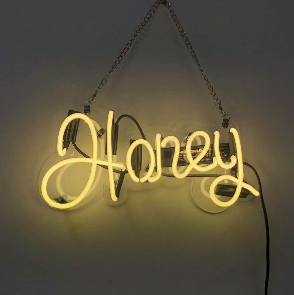 オーダーメイド　ネオンサイン HONEY ネオン NEON SIGN 喫茶店