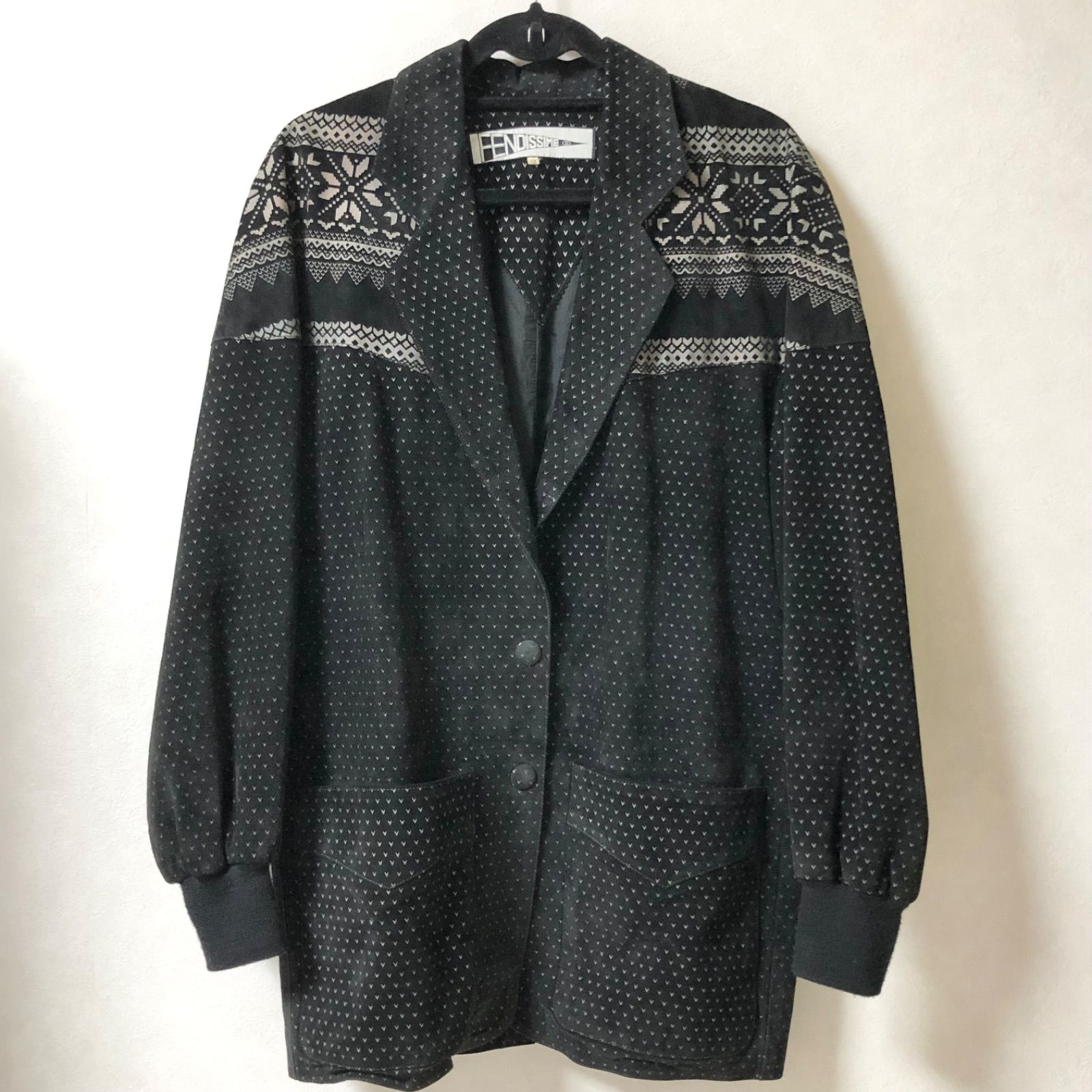 □美品□超希少入手困難□FENDISSIME フェンディシメ ノルディック総柄 