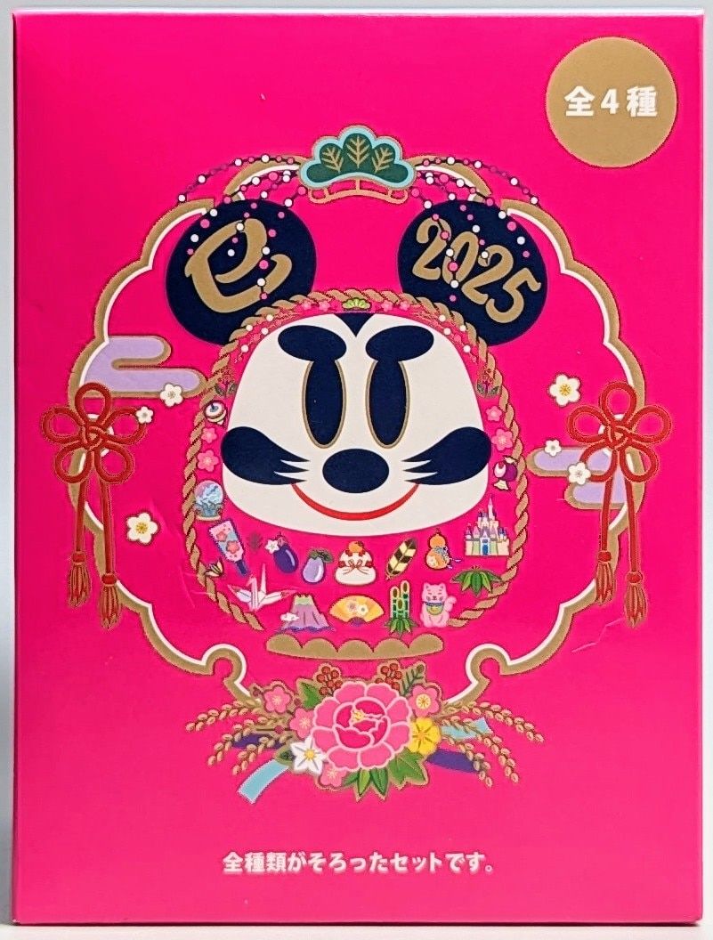 新しい 東京ディズニーリゾート チャーム 2025 お正月 ディズニー キャラクターグッズ