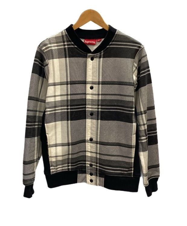 シュプリーム SUPREME Plaid snap front sweat スナップ フロント