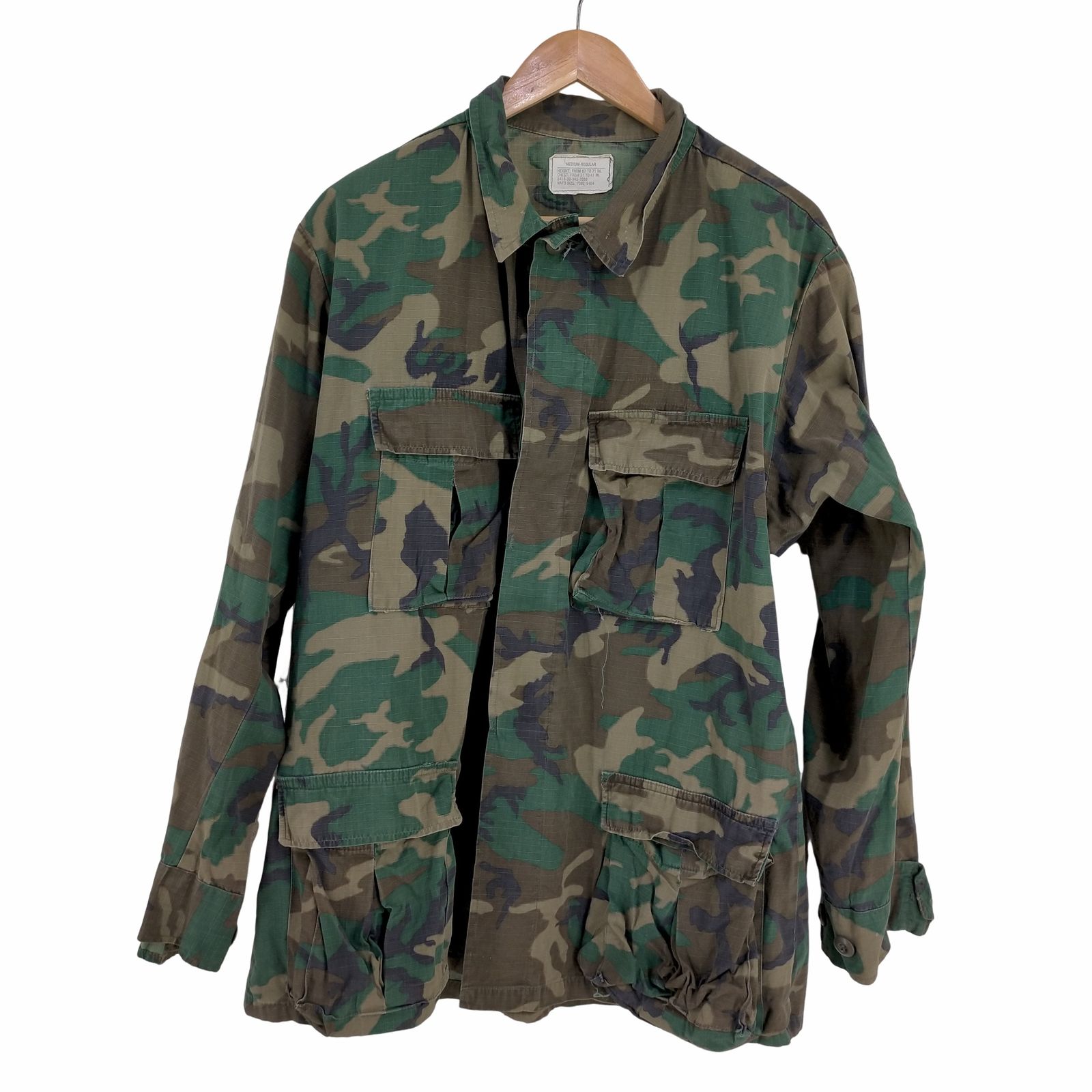 フルギ USMC 77年会計 LCリーフ リップストップポプリン BDU ジャケット メンズ  M-R