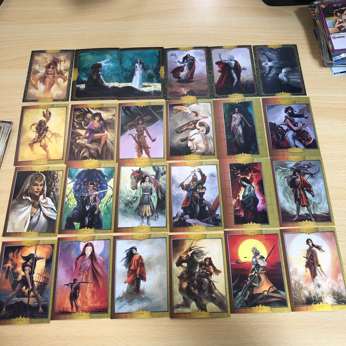 Y*R様 末弥純トレーディングカード【神威＆神威2】セミコンプ＋モンコレバインダ セミコンプ 末弥純 ビジュアル コレクション イラスト 闇の旅人 神威